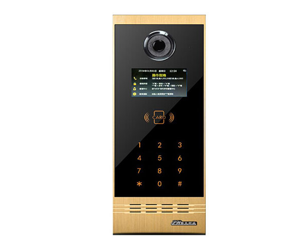 【數字可視對講系統】樓宇對講十大品牌-賽克新威數字觸摸樓宇對講門口機SW72M39PIC